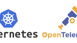 Kubernetes- und OpenTelemetry-Logos