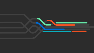 Datalines on a dark background