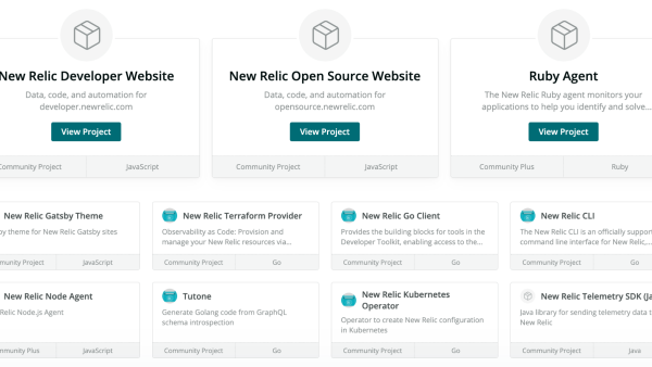 New Relic open source integration