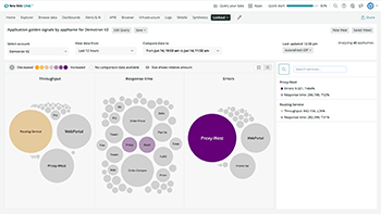 Discover network anomalies across your golden signals with zero configuration.