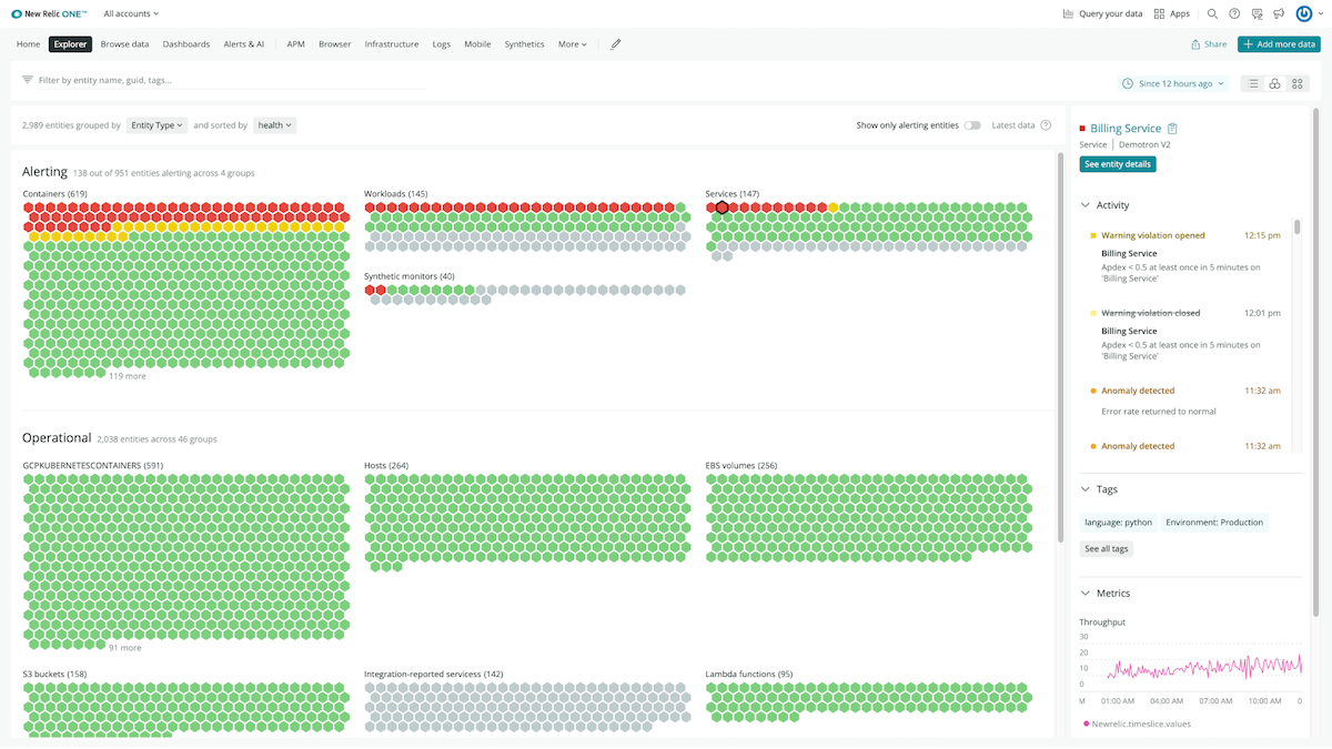 new relic navigator example