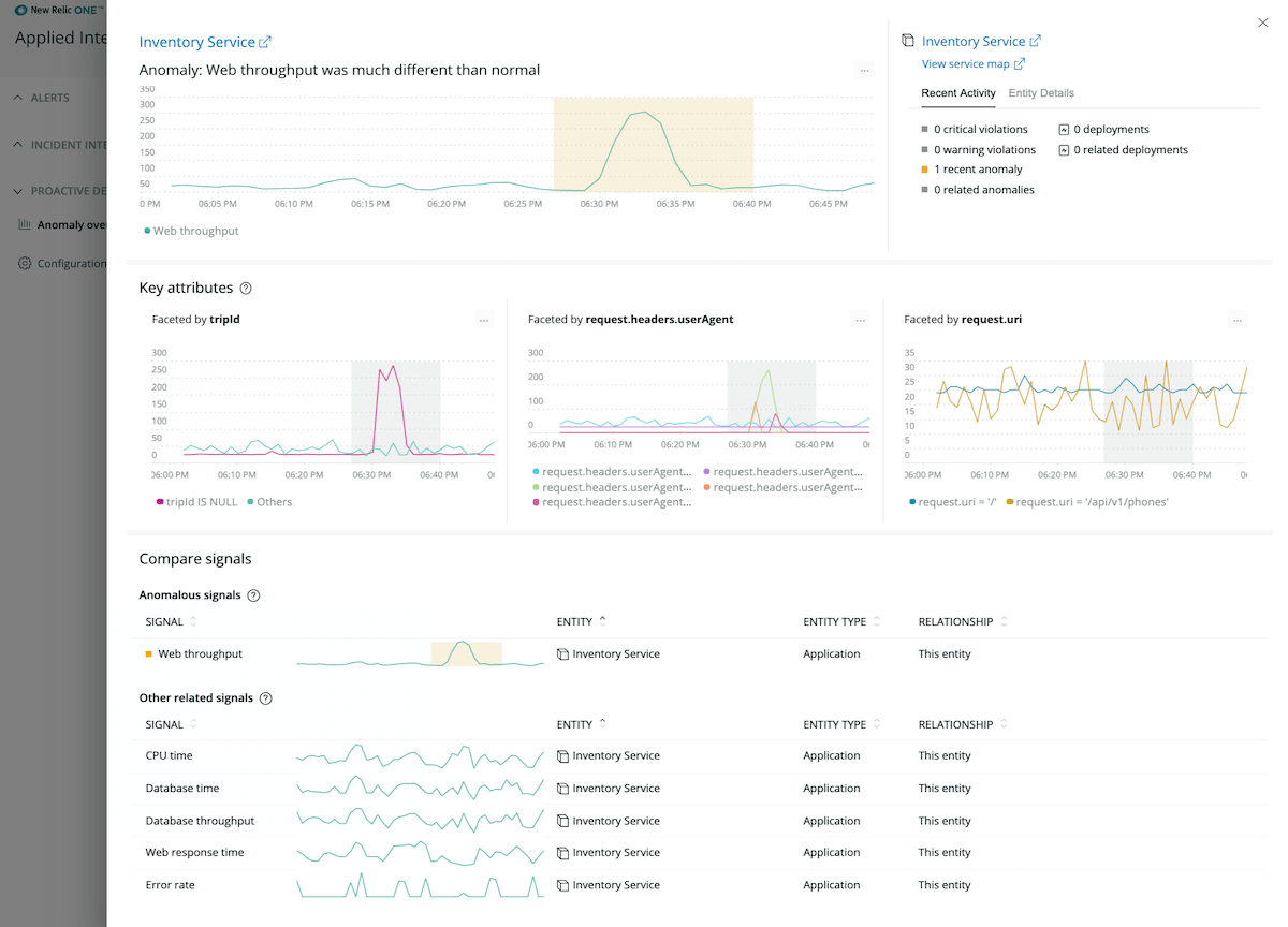 new relic applied intelligence