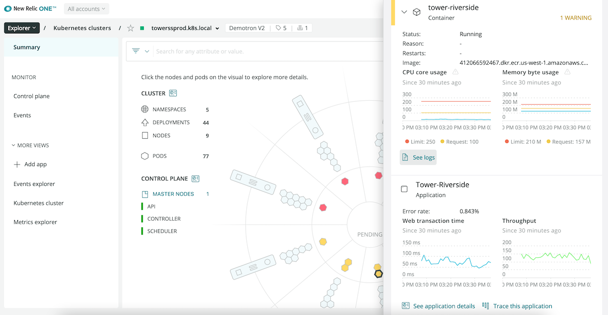 kubernetes cluster explorer