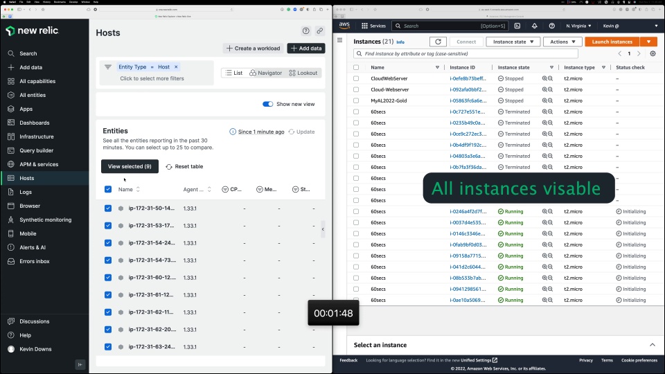 Install the Infrastructure Agent on AWS New Relic