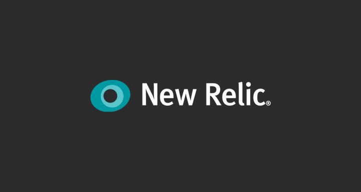 New Relic logo on black background