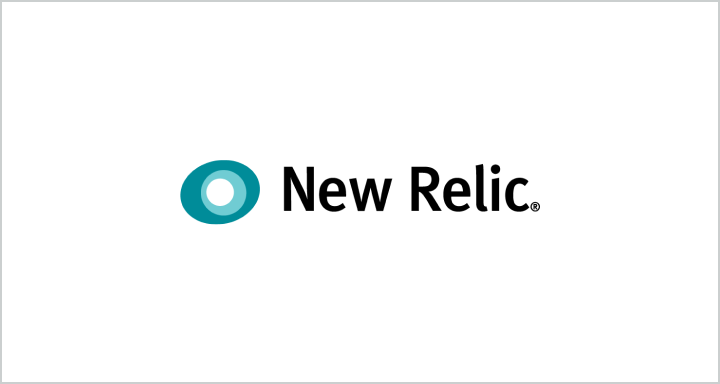 New Relic logo on white background