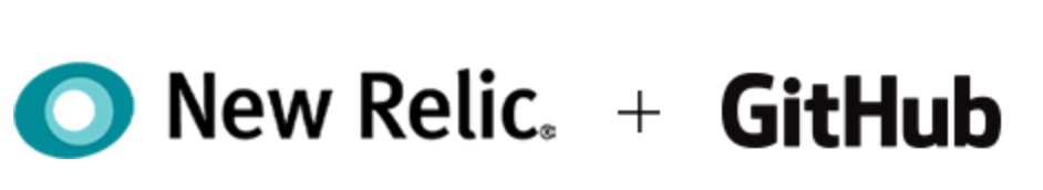 New Relic + GitHub logo