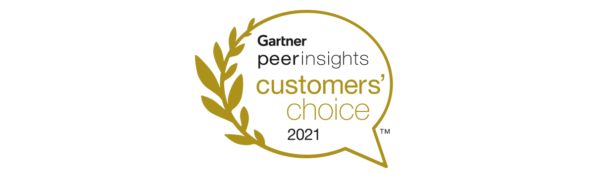 Gartner Peer Insights Customers' Choice 2021