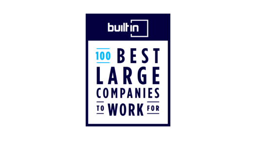 Builtin Award - "100 best large companies to work for"