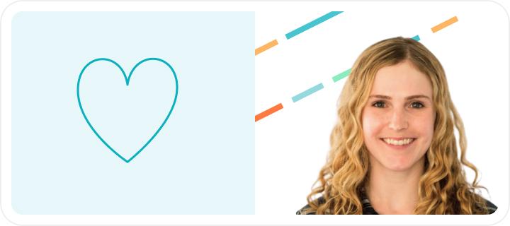 passionate graphic with Natalie Serrino headshot