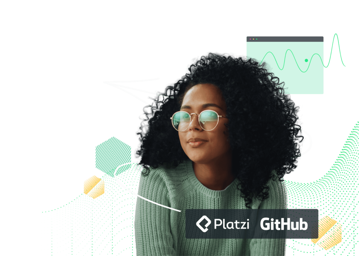 New Relic Student edition hero image with Platzi and GitHub Education logos