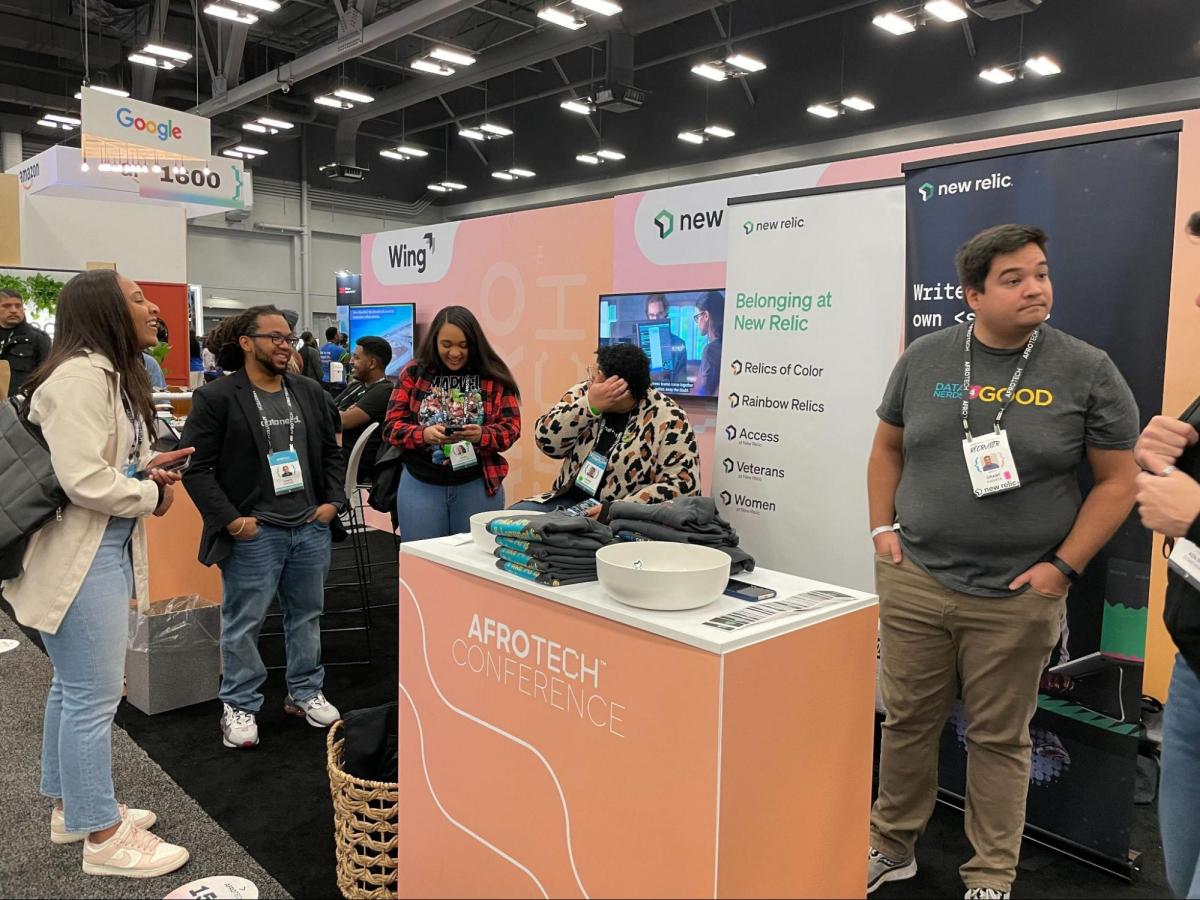 AfroTech Conference booth