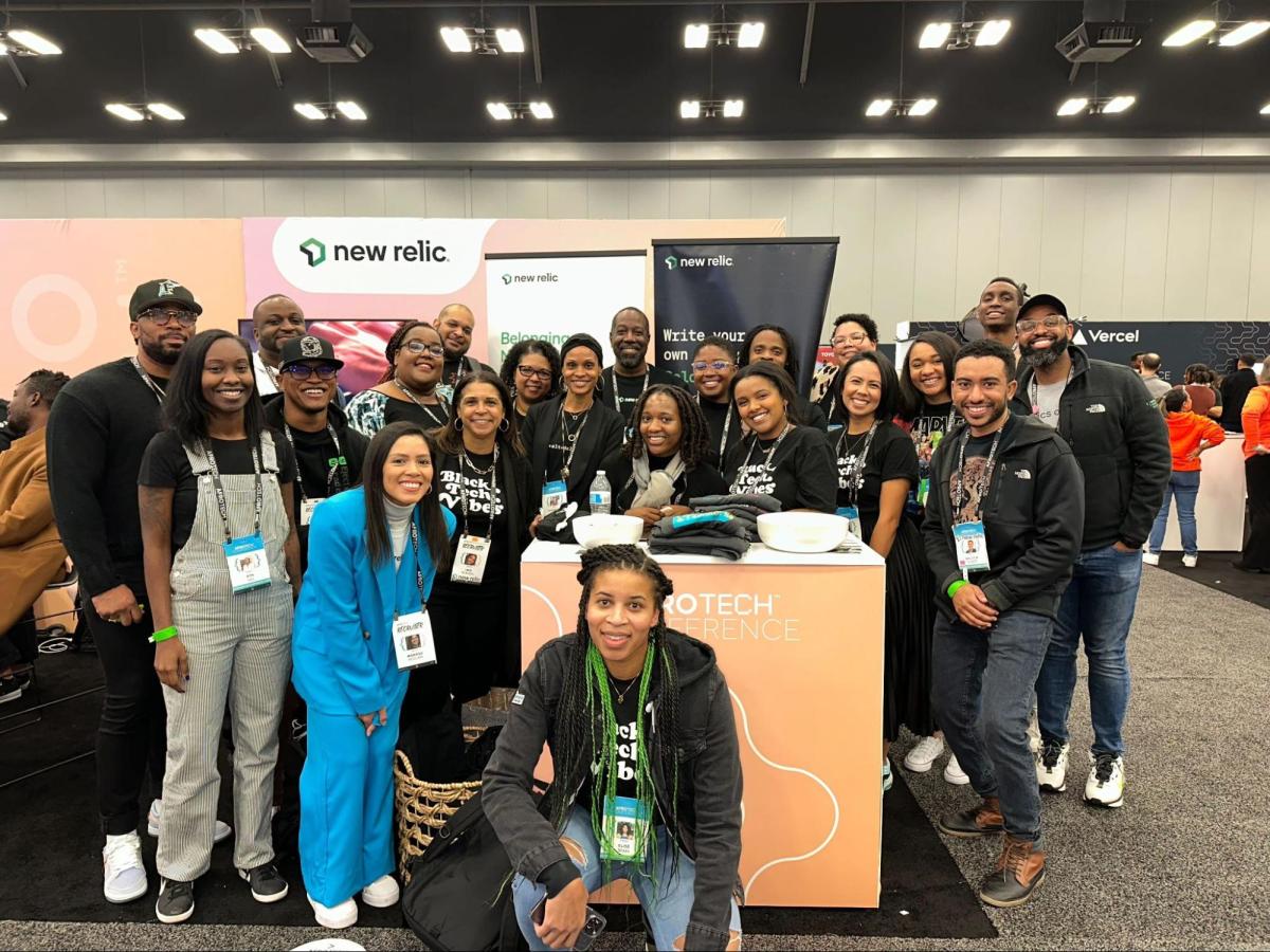Group photo at Afrotech