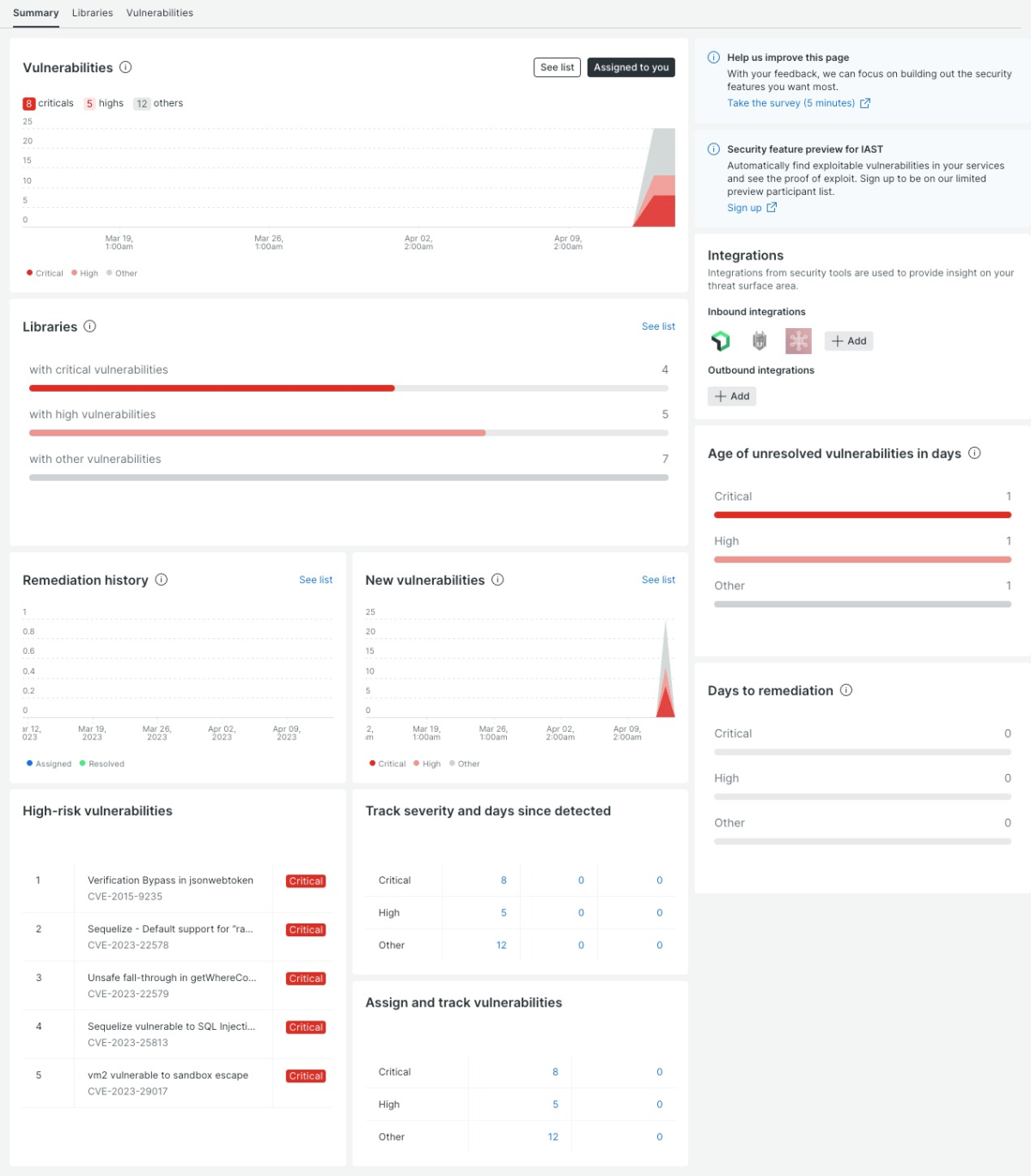 The UI for Vulnerability Management