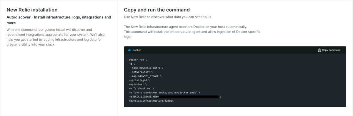 1st-step-guide infrastructure show docker command