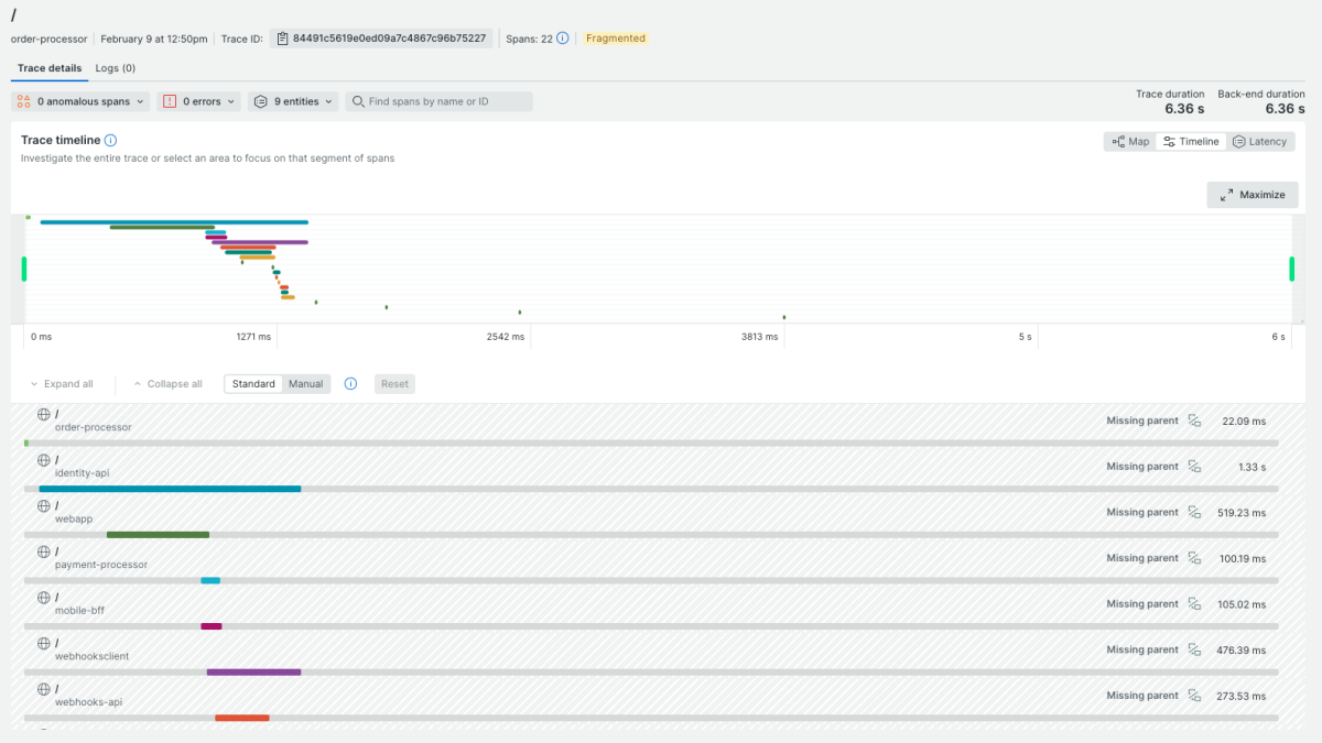 new relic apm distributed tracing