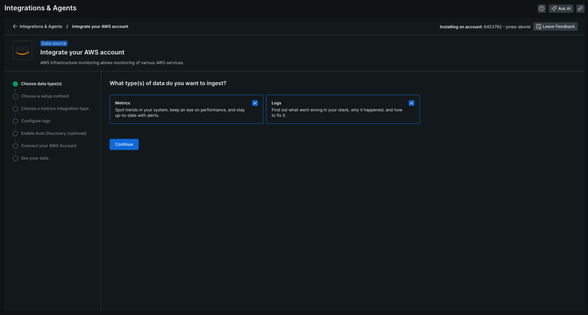 Integrate CloudWatch Streams to New Relic