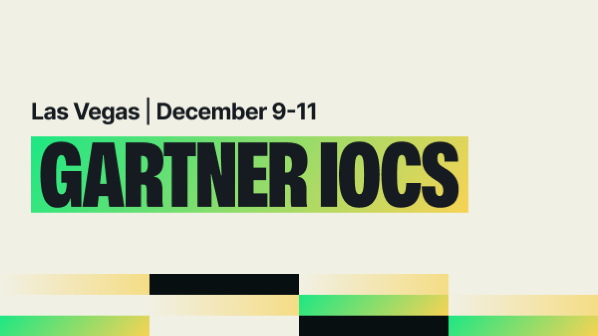New Relic branded image with Gartner IOCS, Las Vegas, December 9-11