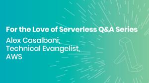 Webinar tile: "For the love of serverless Q&A series" 