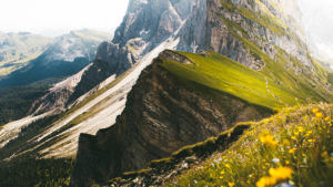 Craggy mountains