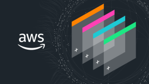 AWS logo next to New Relic dashboards