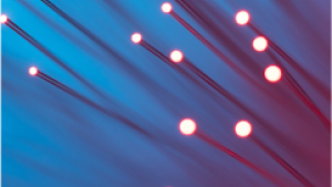 Blue and red card background