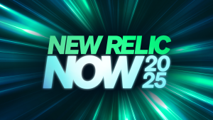 New Relic Now 2025 event promo