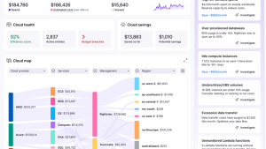 Cloud Cost Intelligence Summary dashboard within New Relic UI