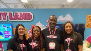 Members of our Talent Acquisition team at RenderATL to connect with the global engineering community and share the opportunities available at New Relic.