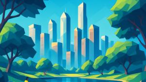 AI generated art of city