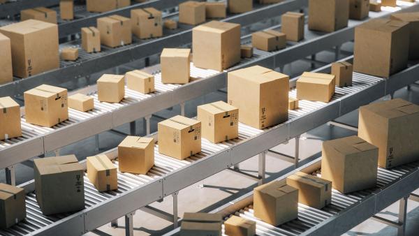 Boxes on assembly lines