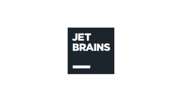 Cartão com logotipo do JetBrains