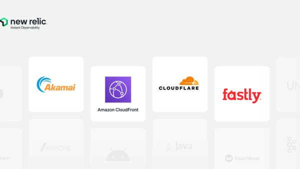 New Relic integrations with company logos