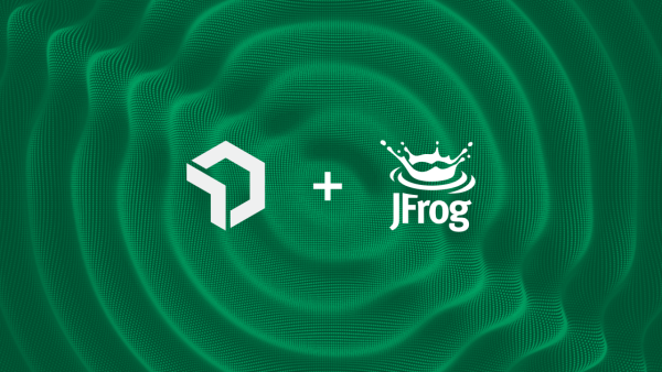 New Relic logo + JFrog logo