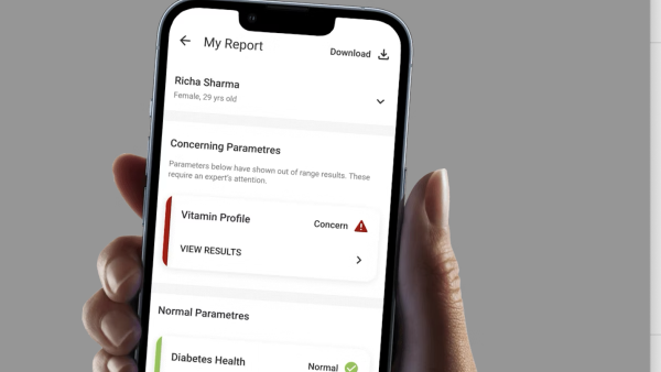 HealthifyMe app Screenshot