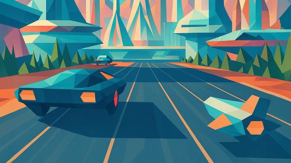 AI generated art of futuristic city