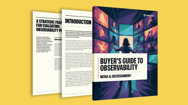 Buyers guide to observability media and entertainment cover