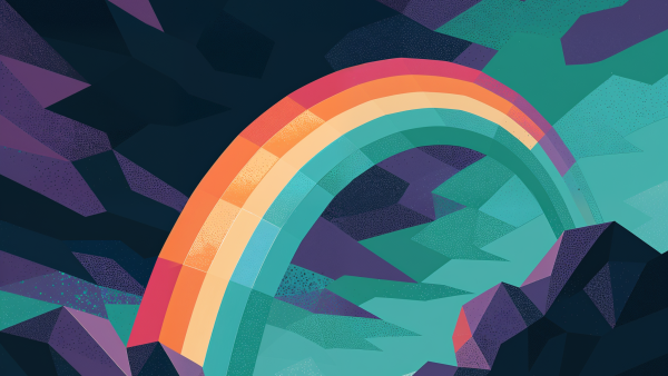 brand image, rainbow
