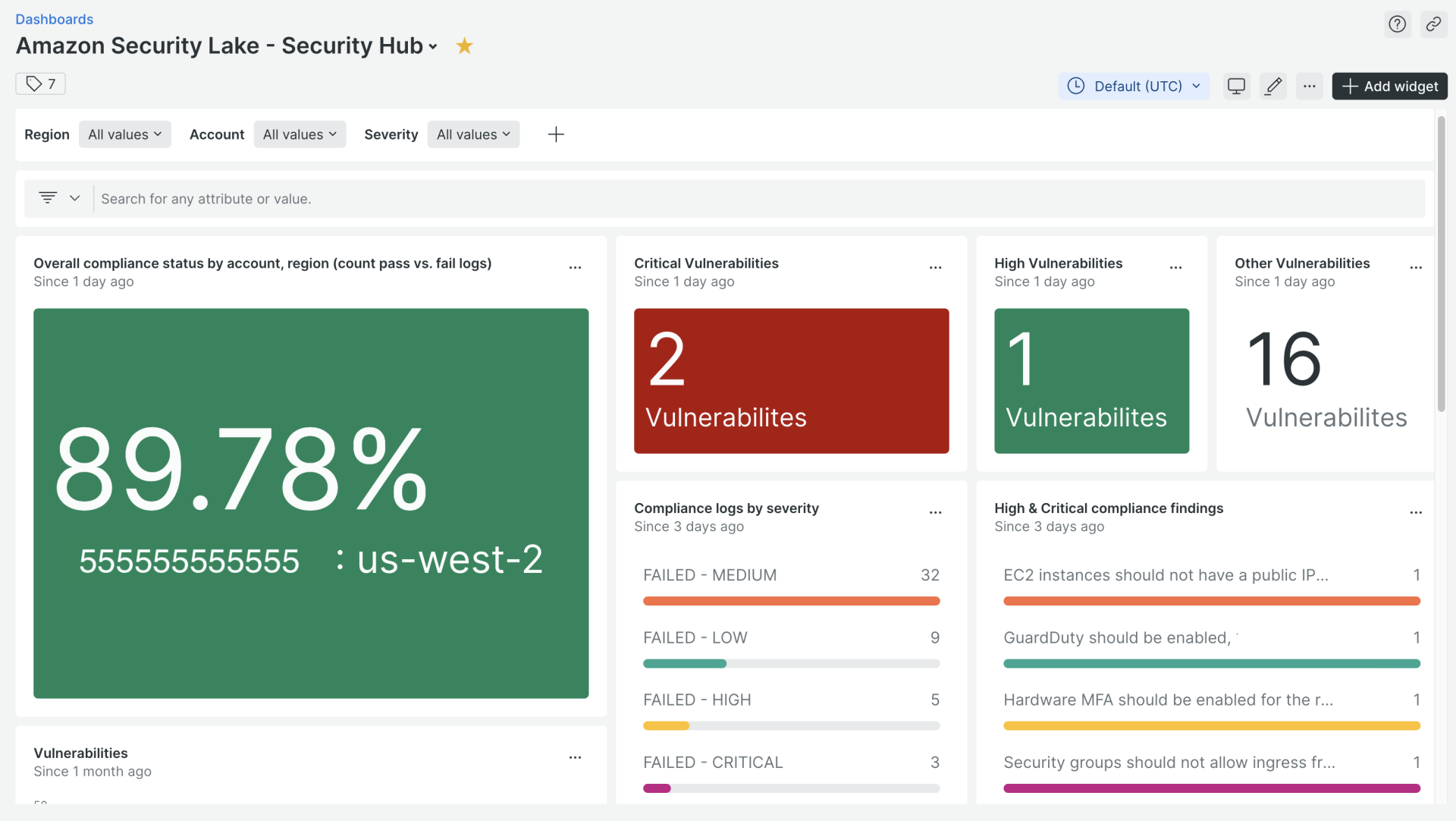 Analyze Amazon Security Lake Logs | New Relic