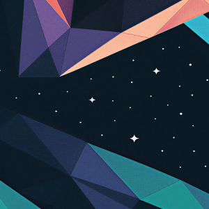 AI generated background art of space