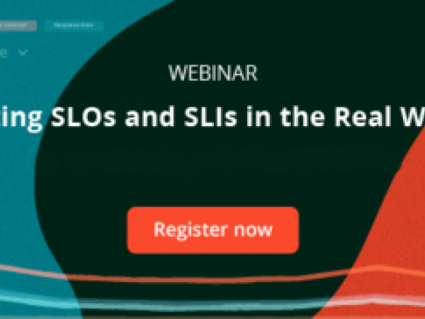 Webinar tile: "Setting SLOs and SLIs in the Real World"