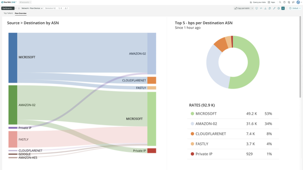 New Relic product screen capture 