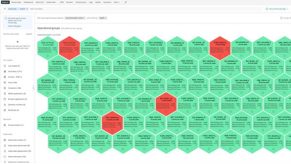 New Relic product screen capture 