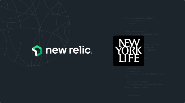 New Relic and New York Life logos 