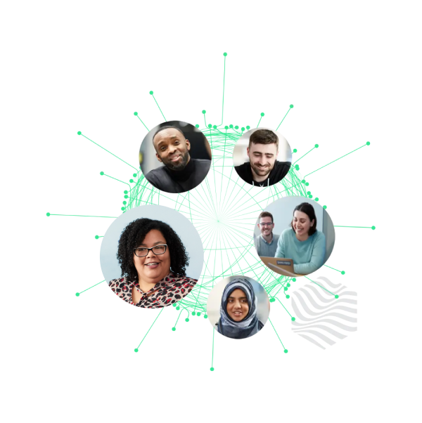 New Relic employees with data lines