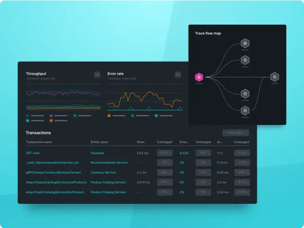 APM dashboard
