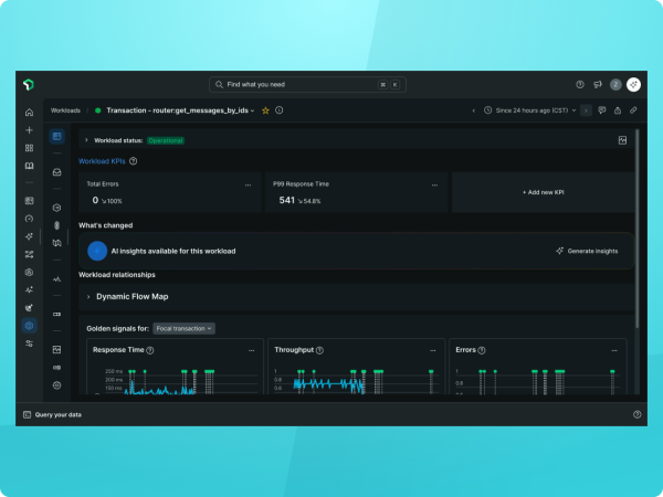 workloads avançados New Relic