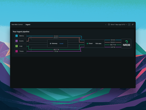 Vista de operaciones de Pipeline Control Gateway