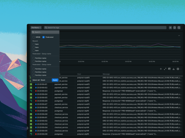 Data location context is easily configured. 