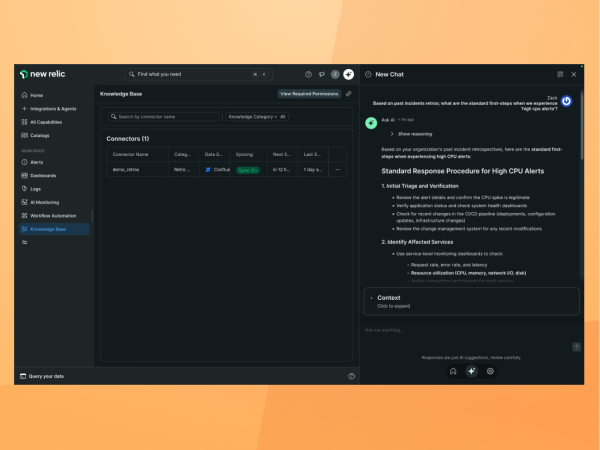 New Relic Knowledge AIOps